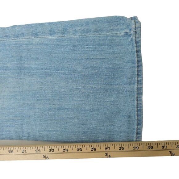 Lucky Brand Sweet N Low Boot Cut Jeans Womens 14 Light Wash Distressed Denim - Picture 15 of 15